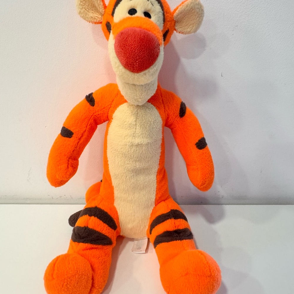 Disney Tigger Plush - Orange, Cream & Black Soft Stuffed Animal